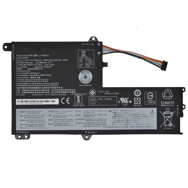 Reliable, Long-lasting Vibrant Battery for Lenovo U41-70 Flex 3 14 L14L2P21