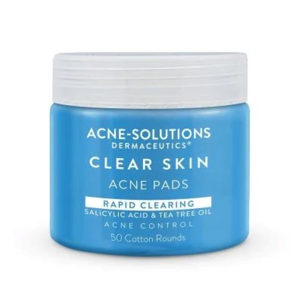 Acne Solutions Dermaceutics Clear Skin Acne Pads 50 Cotton Rounds