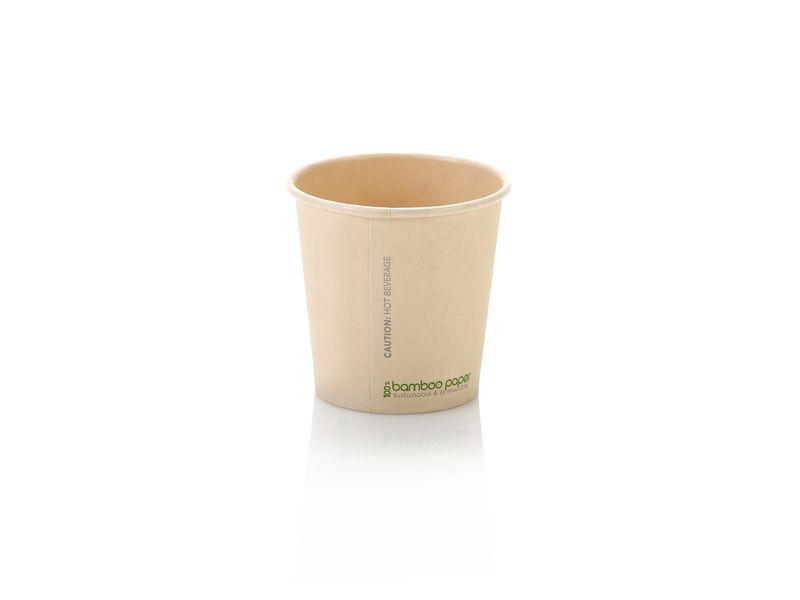 100ml Single Wall Espresso Cup Bamboo (pack of 100)