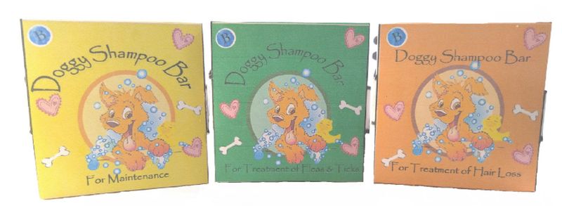 Be Loved by Nature Natural Doggy Shampoo Bars Trio pack 3