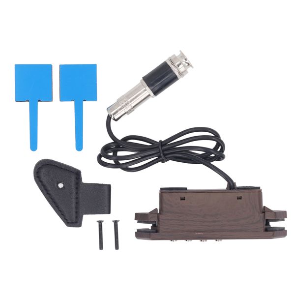 Dual Coil Soundhole Pickup - No Hole, Volume/Tone Control