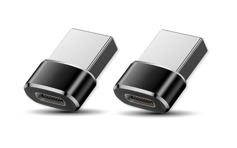AICOM - Type- C Female to USB Male Adapter (2 Pack)