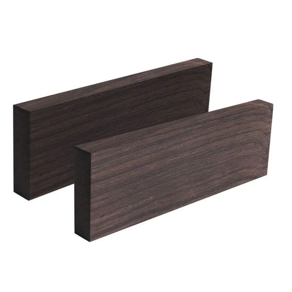 Craft DIY Ebony Lumber Wood Knife Handle Plate Block 12cm - 2 Piece