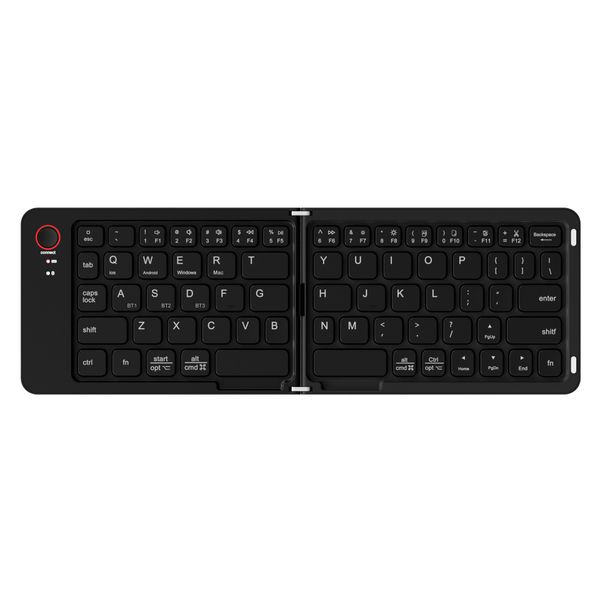Mini Foldable Bluetooth Keyboard - Portable Wireless Full Size