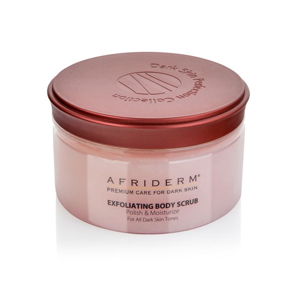 Afriderm Exfoliating Body Scrub for all shades of dark skin