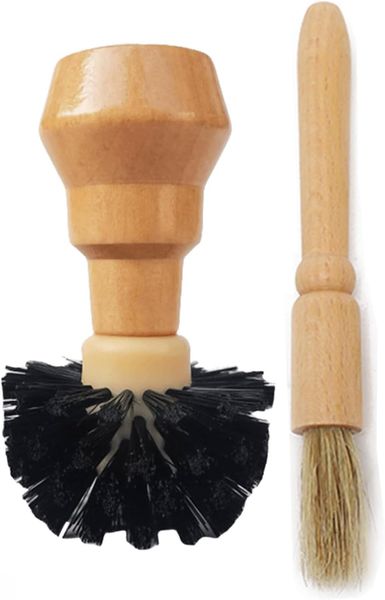 Set of 2 Coffee Basket Brush, Espresso Machines Cleaning Brush