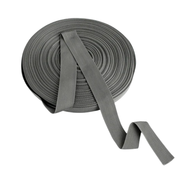 38Mm Polyprop Webbing - Grey - 3.8 L x 2000 W cm