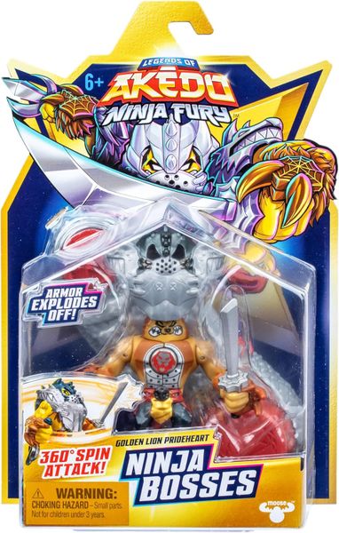 Akedo Ninja Bosses Golden Lion Prideheart