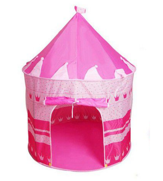 Kids Indoor/Outdoor Castle Cubby Play Tent