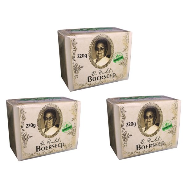 Ou Handel's Boerseep 220g - Tallow Soap - 3x