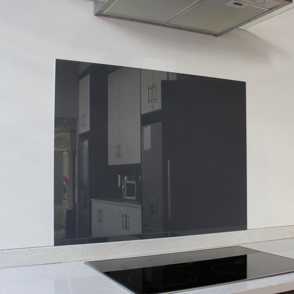 Black Hob Splashback 900mm x 700mm