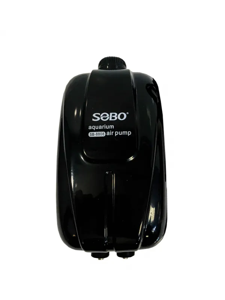 Sobo Aquarium Silent Design Air Pump Double Air Output Adjustable 2x5L/Min