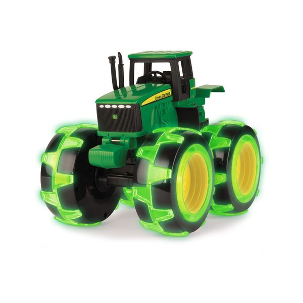 John Deere - Monster Treads Tractor Toy with Lightning Wheels