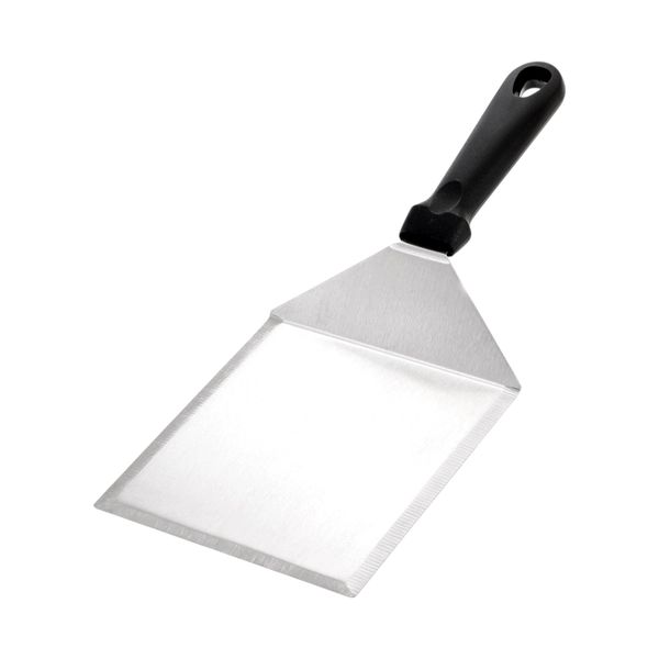 Stainless Steel Grill Spatula With Wide Blade &amp; Non-Slip Handle - Silver