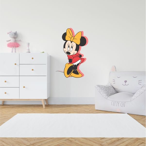 Disney Minnie Mouse Wearing Red Dress