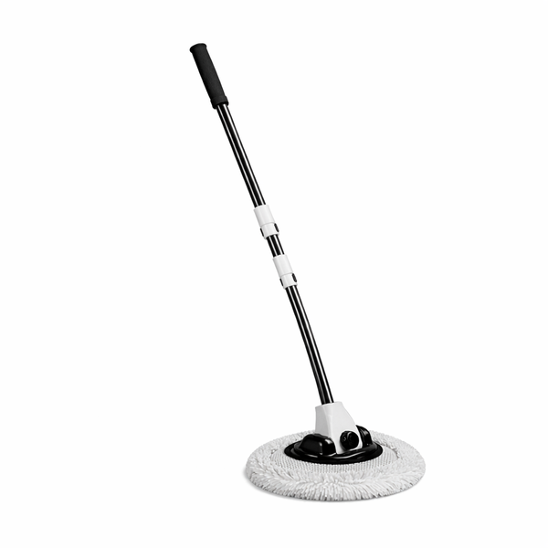 Aluminum Soft Bristle Car Wash Mop - Black