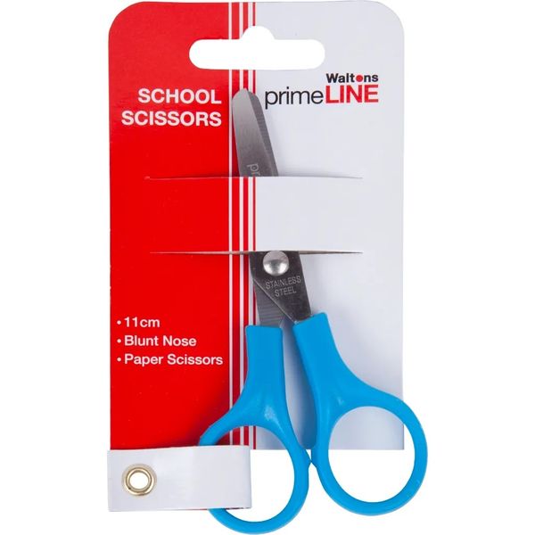 PrimeLine Pink Stainless Steel School Scissors 11.7cm x10