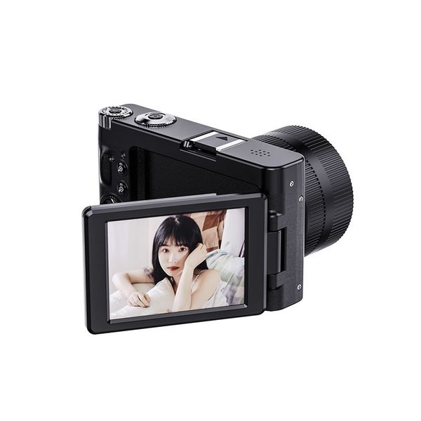 16X High Definition 1080P Digital Video Camera With 180 Rotating Screen