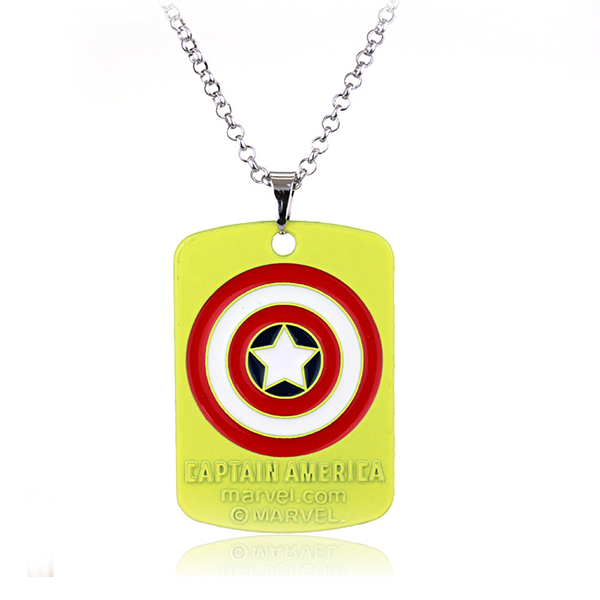 Movie Souvenir Civil War Superhero Pendant Panther Necklaces Fashion Men