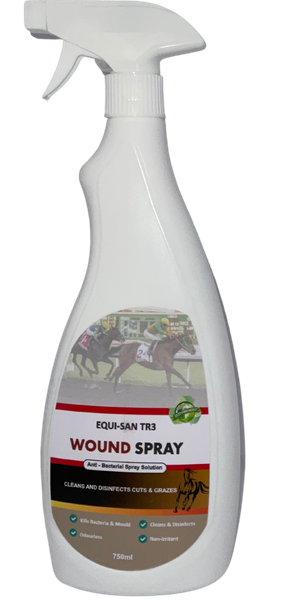 Equi-San TR3 Hoof &amp; Wound Spray - NO SMELL - NO STING - NO STRESS