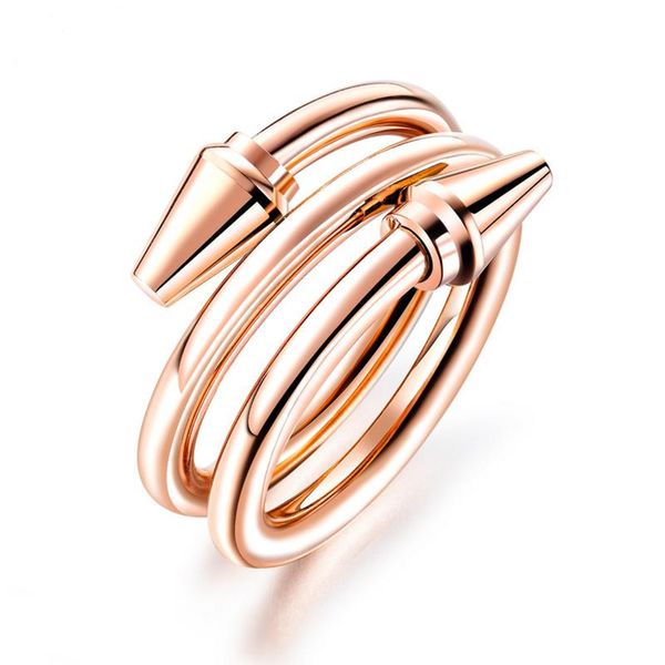 Ladies Rose Gold Spiral Ring (RG-L-003-6)
