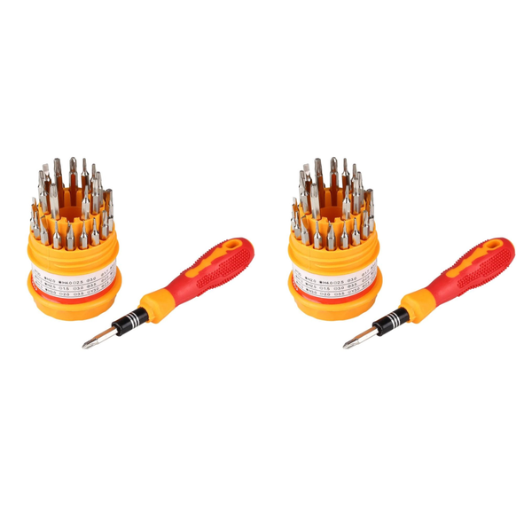 31-in-1 Mini Screwdriver Set - 2 Pack