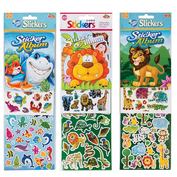 Bulk Pack x 6 Sticker Album + Stickers