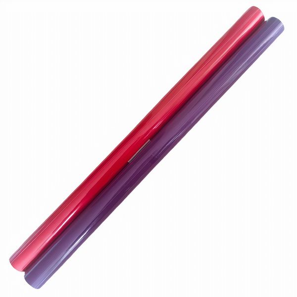 Self Adhesive Book Covering - 2m Red &amp; Purple (Pack of 6)