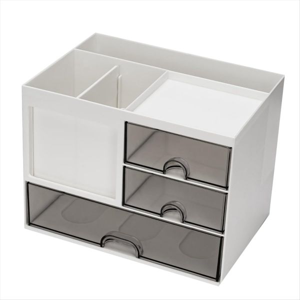 Desk Organizer With 3 Drawer Multi-Functional Pencil Pen Holder