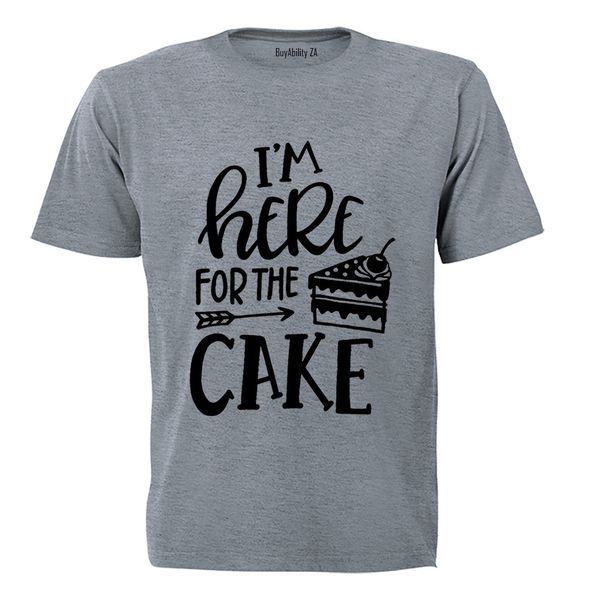Here for the CAKE - Kids T-Shirt