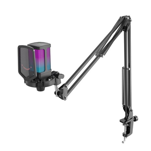 Fifine Q6T USB Condenser Microphone with Pop Filter &amp; Shock Mount Kit