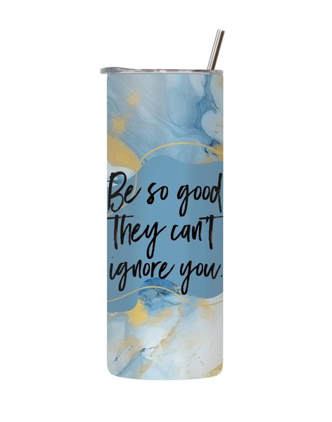 Be Good 20 Oz Tumbler Lid Straw Trendy Motivational Words Graphic Gift 142