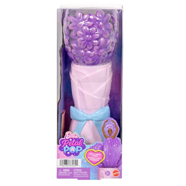 Barbie Petal Pop Scented Fashion Doll with Purple Dress