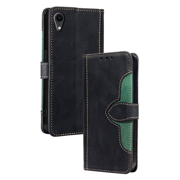 Retro PU Leather Flip Cover Protection Case Compatible With iPhone 14 Plus