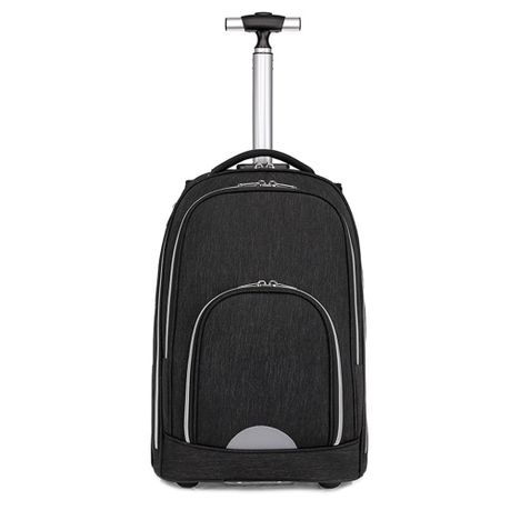 Rolling Cabin Luggage Suitcase School Trolley Laptop Wheel Bag Backpack Image