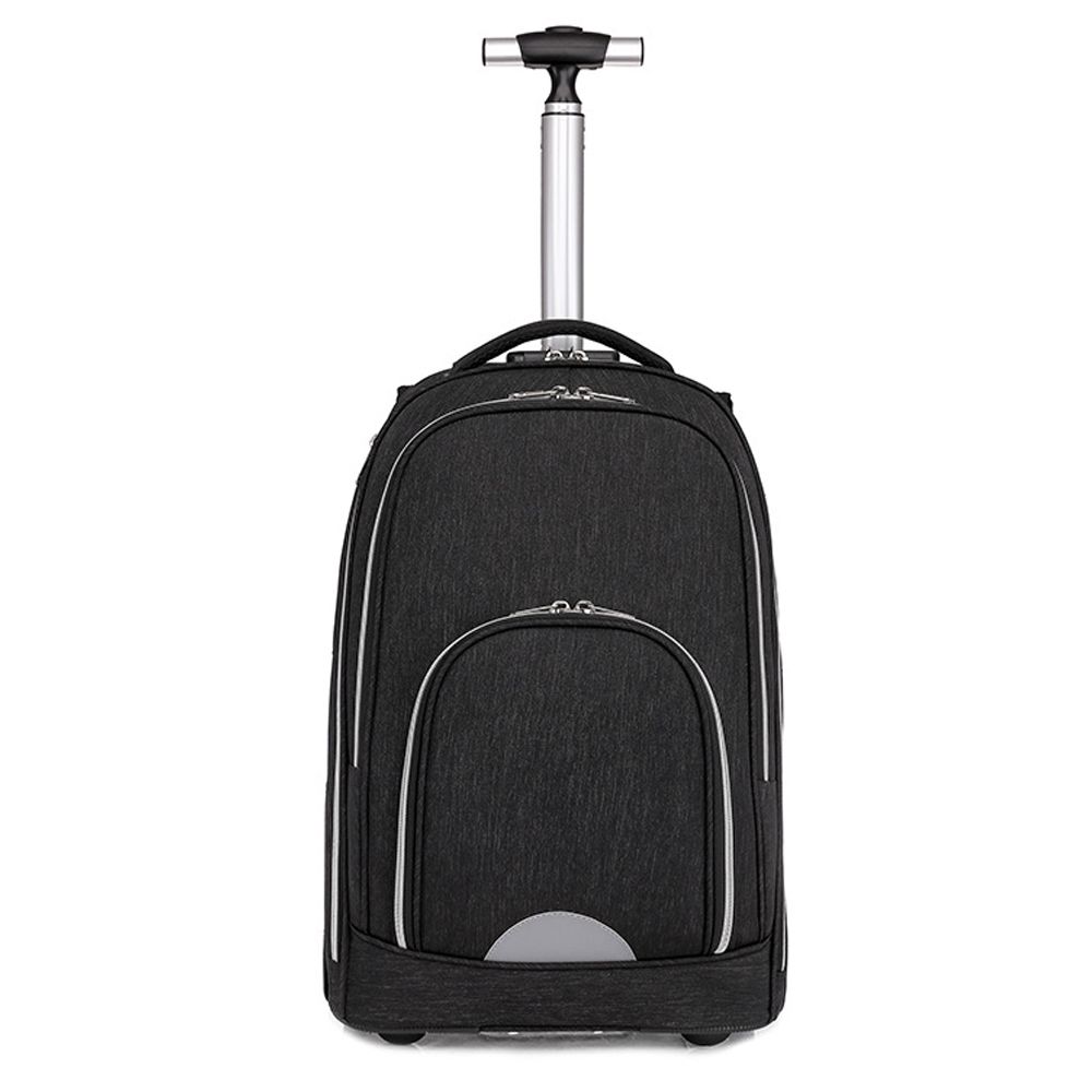 Rolling Cabin Luggage Suitcase School Trolley Laptop Wheel Bag Backpack