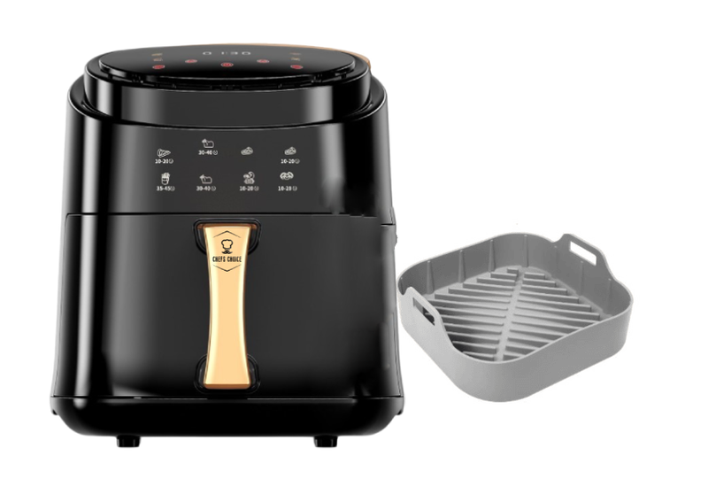 Chefs Choice 8L Digital Air Fryer Rapid Air Cooking With Silicone Liner