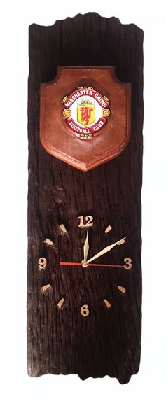 Sleeper Wood Clock (Manchester United Foodball)