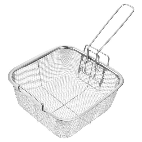 FI-Square Steel Mesh Strainer Frier
