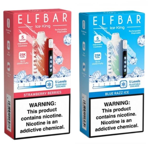 Elf Bar Ice King 25000 Puffs Disposable Vapes - Duo Combo (Pack of 2)