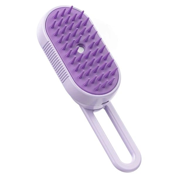 Cat Steam Brush for Shedding, Rechargeable Steam Brush for Cats and Dogs