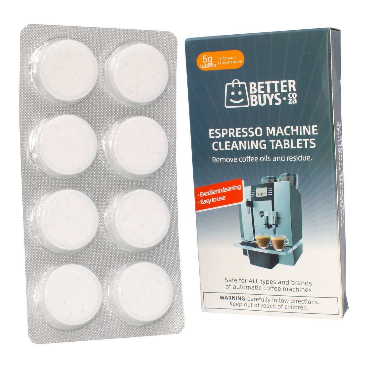 Universal Espresso Machine Cleaning Tablets 5g Extra Strength 2