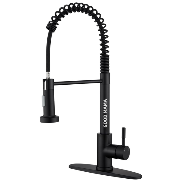 GoodMama Kictchen Mixer Tap Sink Fraucet Pull Down 360 Rotatable Bathroom