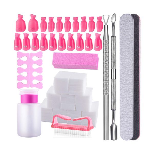 Gel Nail Polish Remover Tools Kit