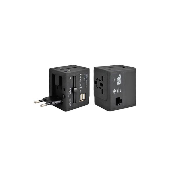 ACDC - Travel Adapter C/w Usb 5v/2.5a And Wifi Router