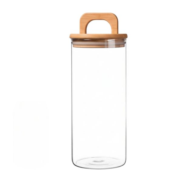 Glass Storage Jar 1400ml - Transparent