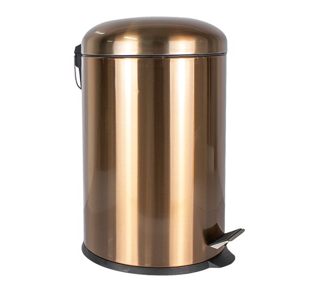 R.H 20Litre Stainless Steel Pedal Bin Dome Style Cover