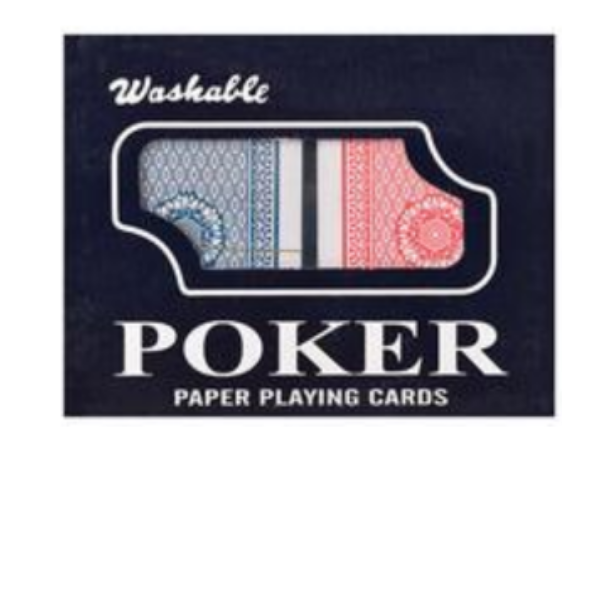 Washable - Poker Paper Playing Cards - Pack Of 2