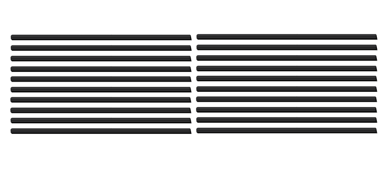 Treeline Slide Binders 15mm - Black - 2 Packs of 10