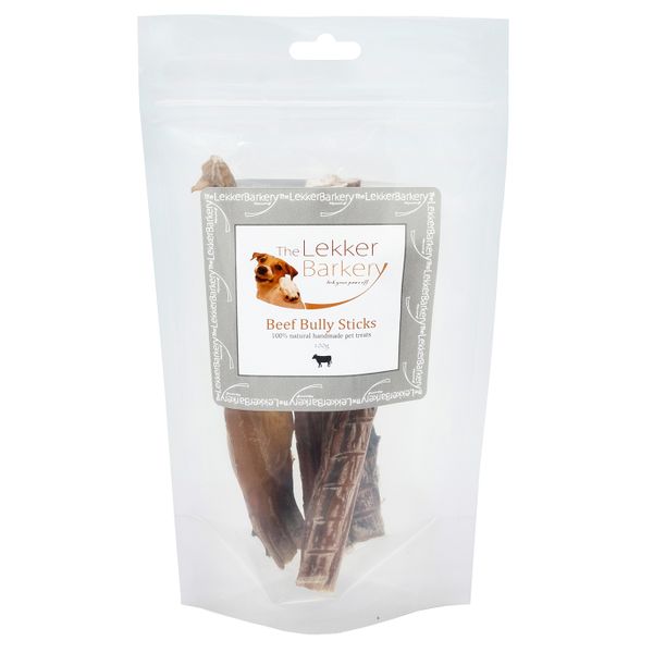 Lekker Barkery Beef Bully Sticks 100g